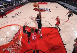 掘金NBA战胜波特兰开拓者约基奇三双表现(掘金nba战胜波特兰开拓者约基奇三双表现如何)